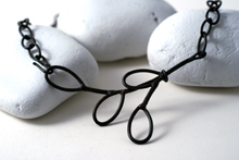 linked leaf necklace