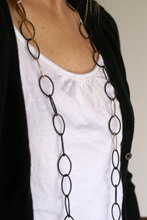 steel and silver leaf chain