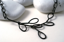 linked leaf necklace