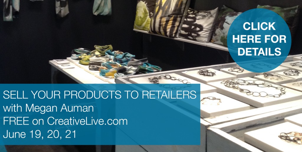 wholesale and booth design on Creative Live with megan auman