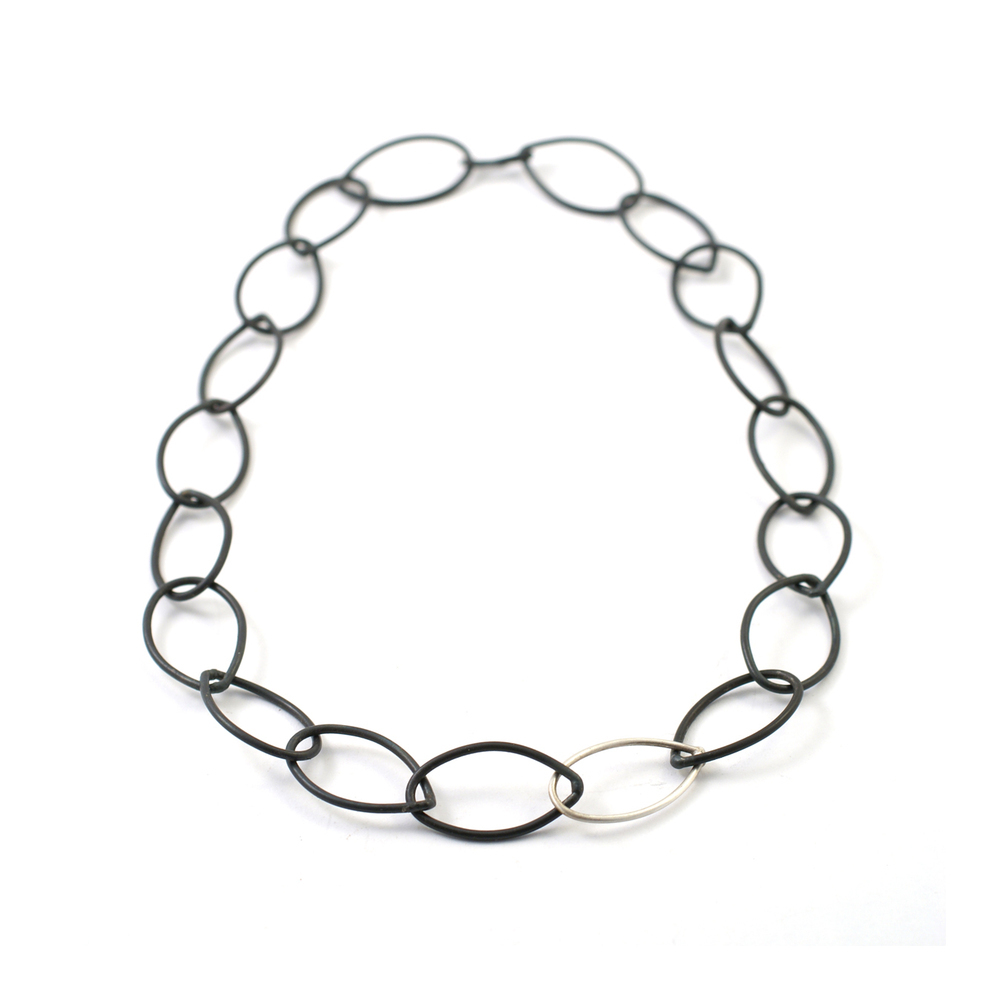 audrey necklace - little black necklace by megan auman