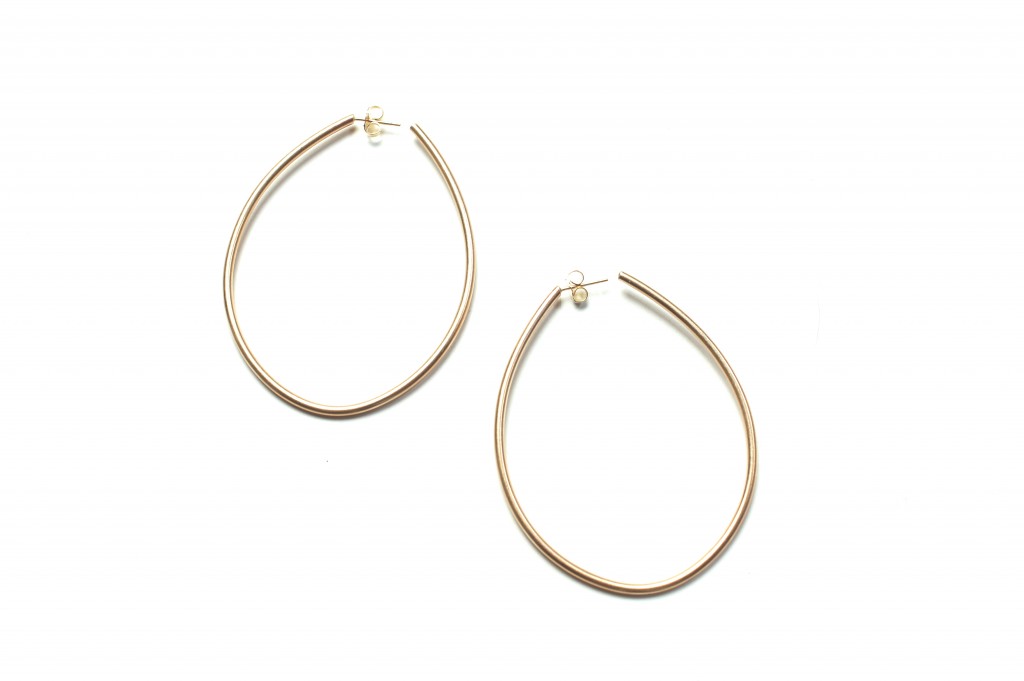 droplet hoop earrings by megan auman - click to see the outfit