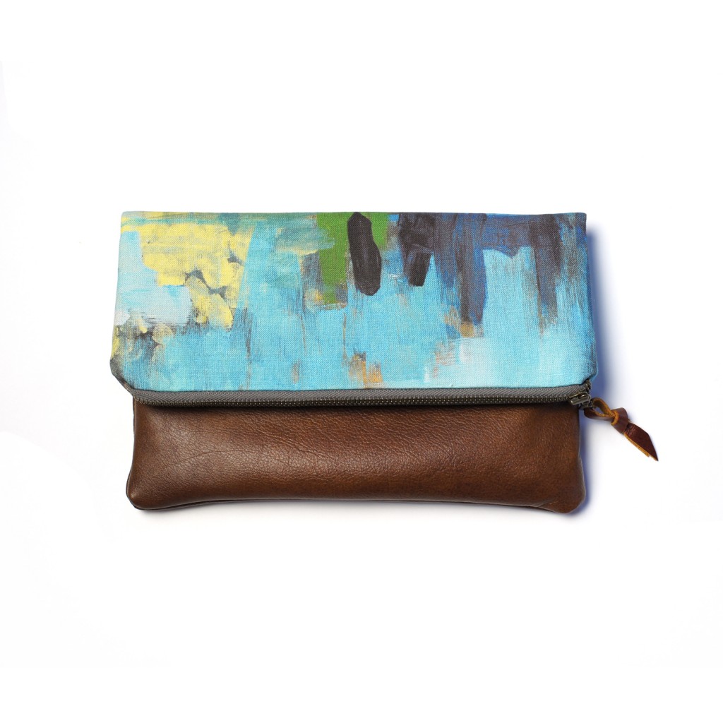 remnant foldover clutch by eclu and megan auman