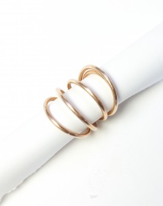 bronze sequence statement ring by megan auman