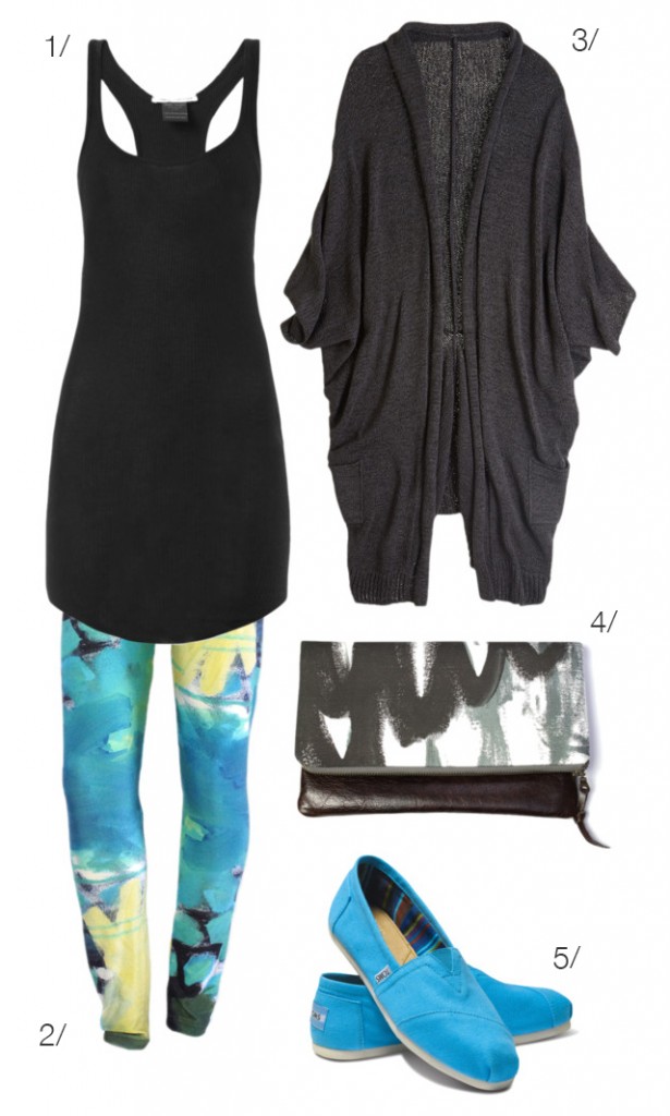 spring uniform featuring printed leggings by megan auman