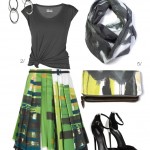 spring street style inspired: statement skirt