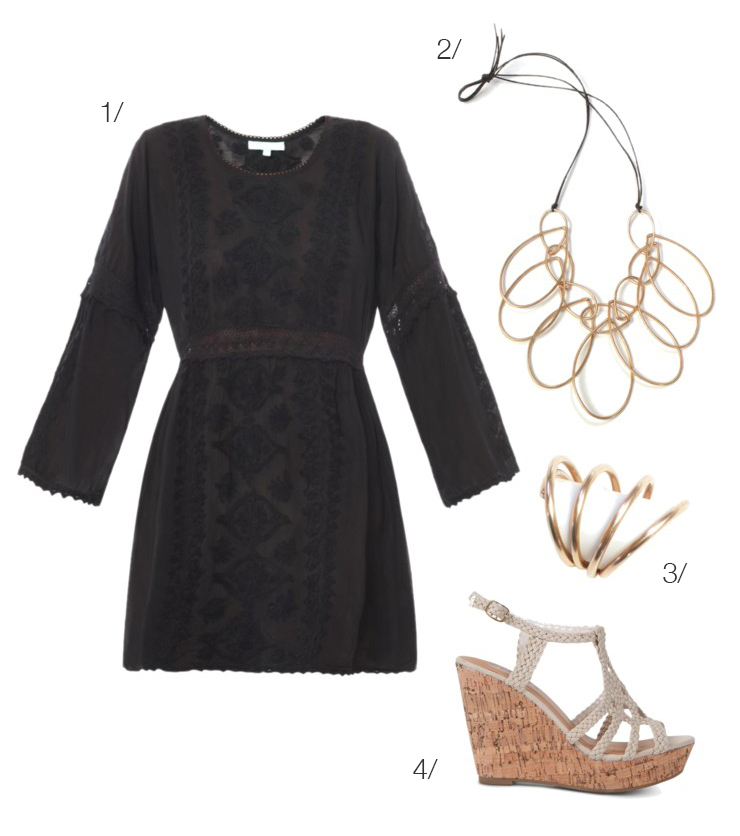 dressy boho style // perfect for a date night or evening outdoor concert 