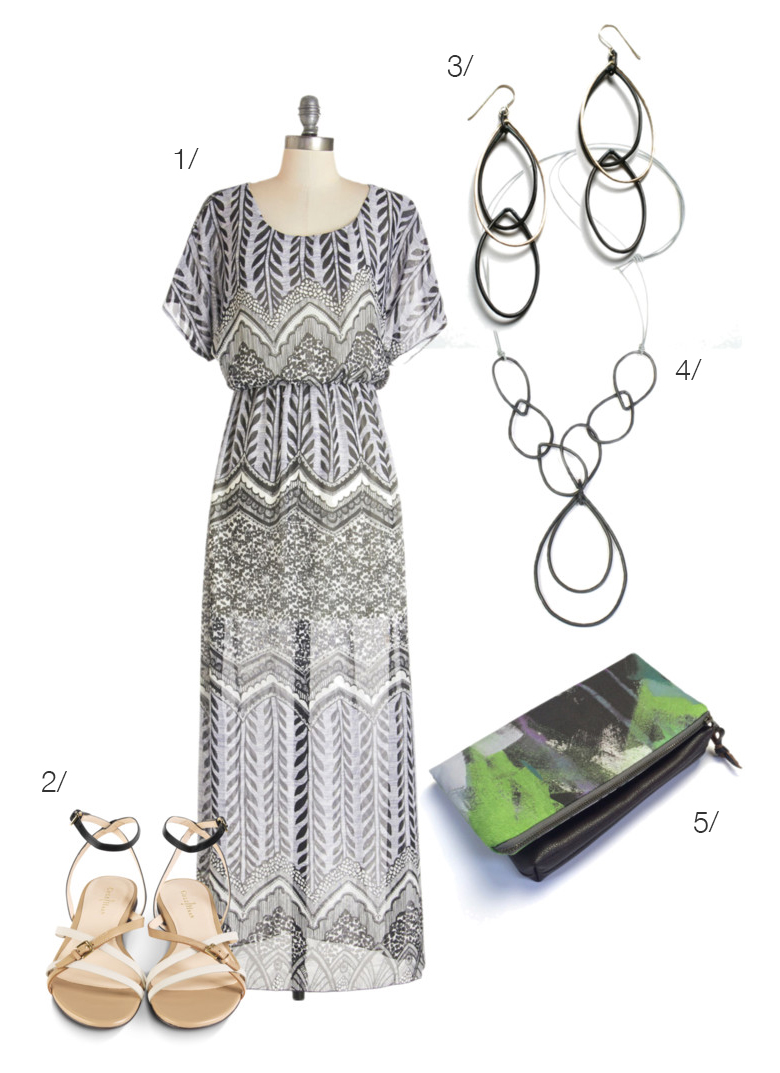 a lovely outfit for an outdoor estate wedding or party // click for outfit details