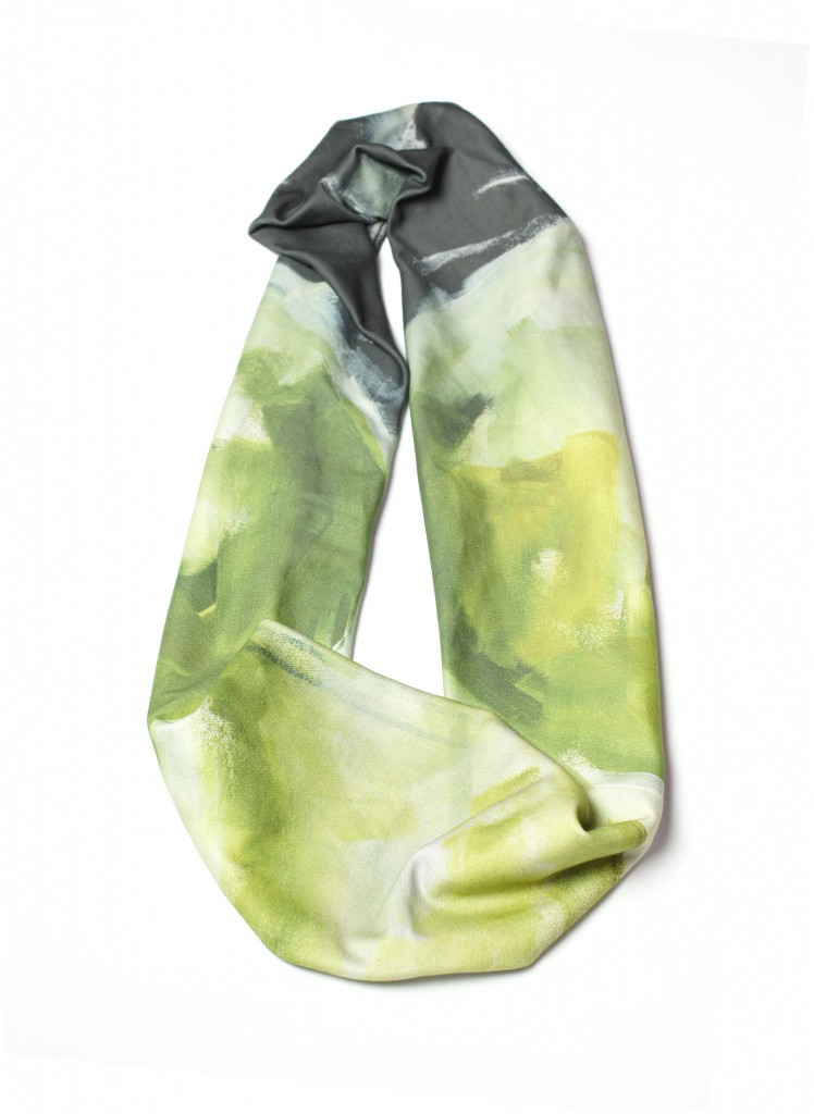 reflections organic cotton infinity scarf by megan auman