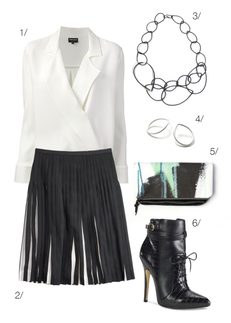 black and white #girlboss style // click for outfit details #workwear