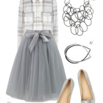 winter wonderland style: flannel and tulle
