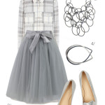 winter wonderland style: flannel and tulle 