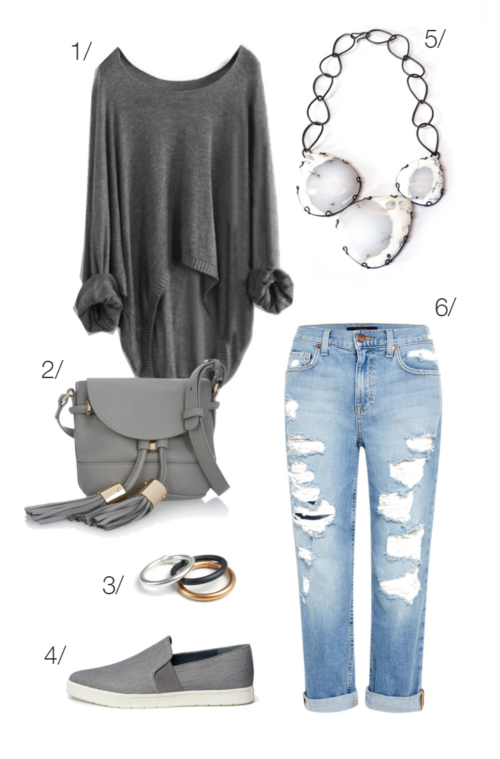 statement necklace, weekend casual style