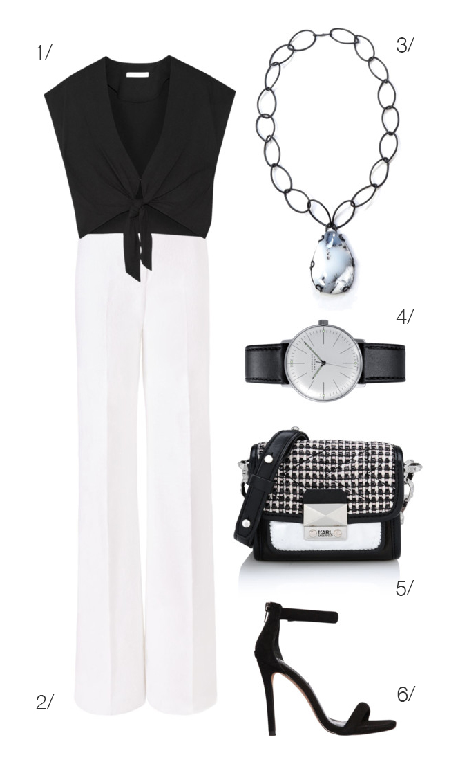 chic, classic, and powerful: black and white summer style