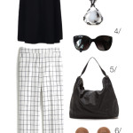casual yet stylish summer style in black and white