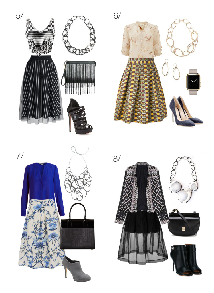 how to wear a midi skirt: 12 stylish outfit ideas to try // click through to see and shop all the looks 