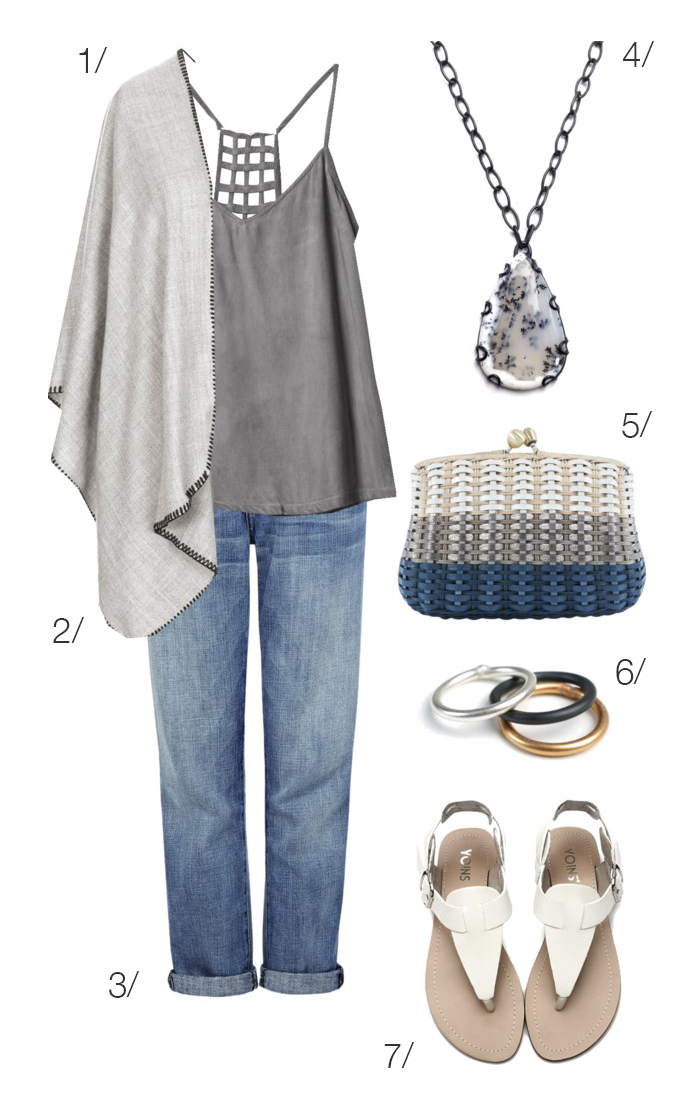 casual weekend style: grey, cream, and jeans // click through for outfit details