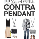 eight ways to wear one contra pendant