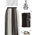 summer style: pleated midi skirt