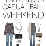 eight casual outfits perfect for a fall weekend