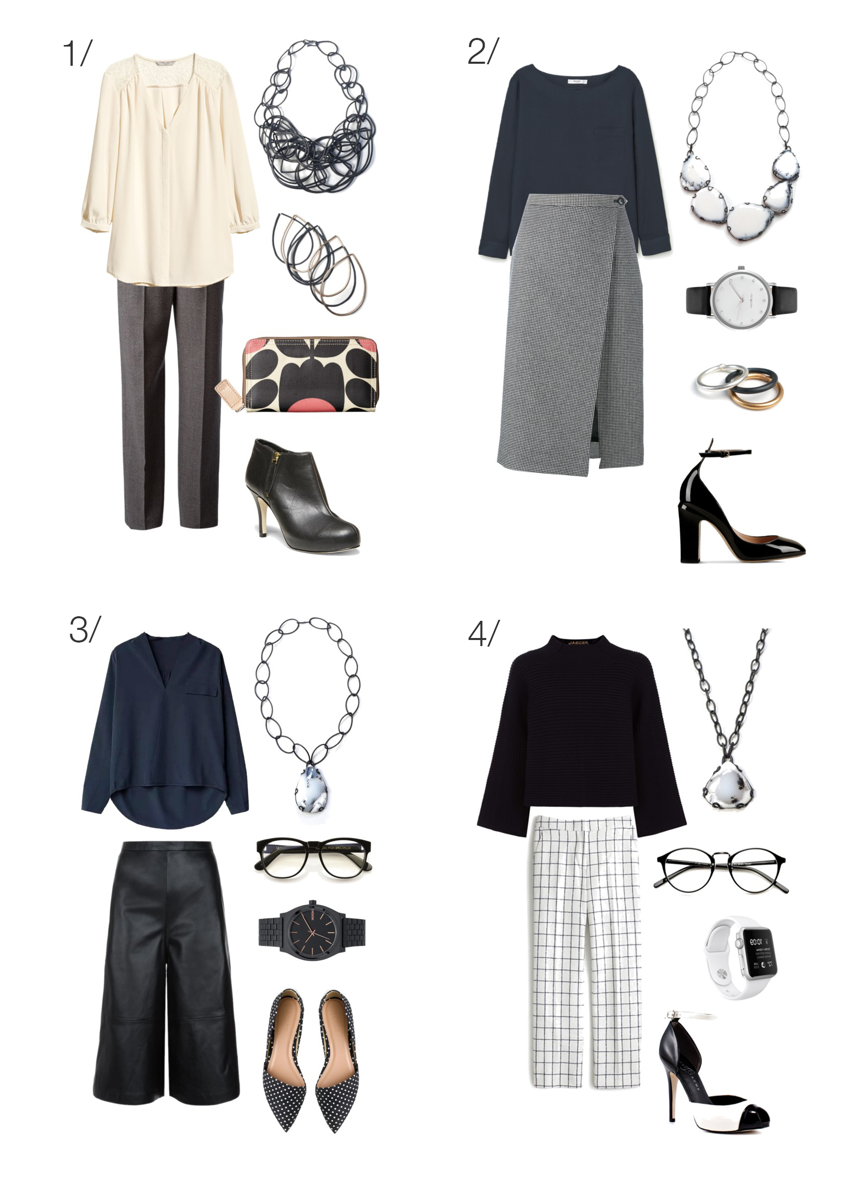 professional style: 8 simple and chic outfits to wear to work // click through for outfit details