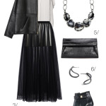 chic and edgy holiday party style