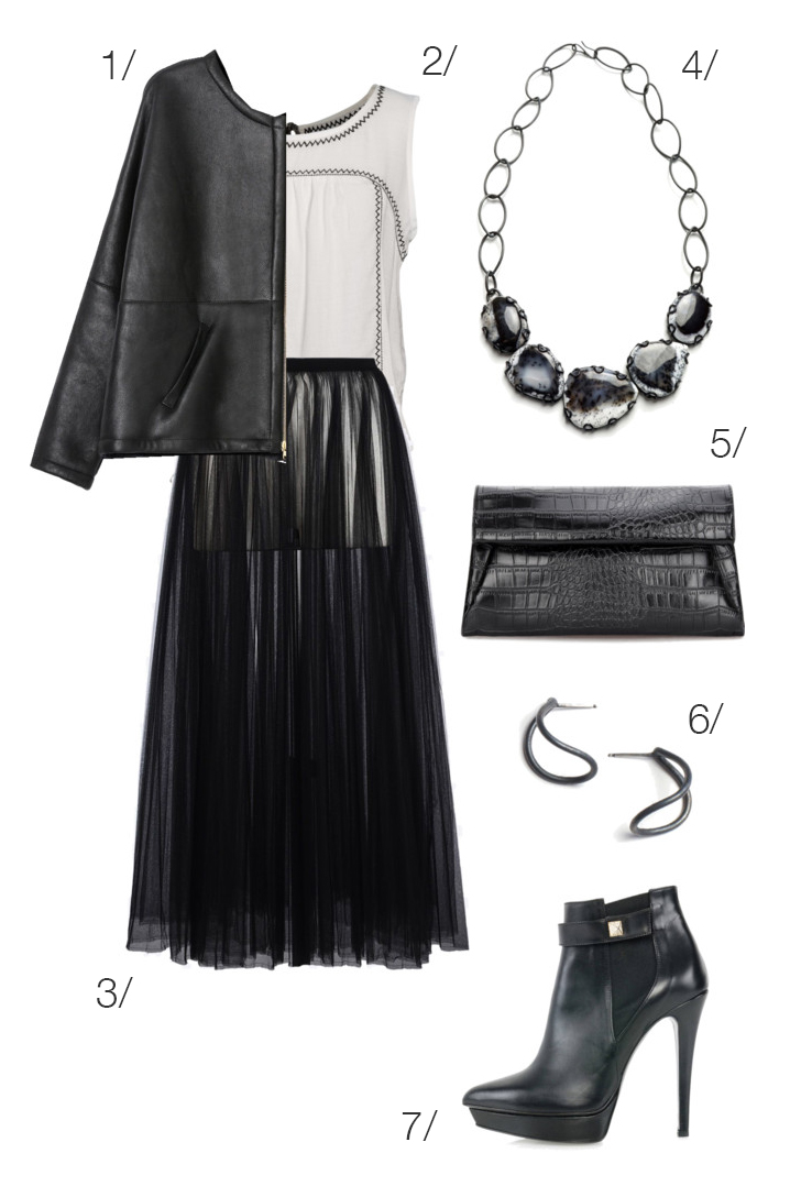 chic and edgy holiday party style // click through for outfit details