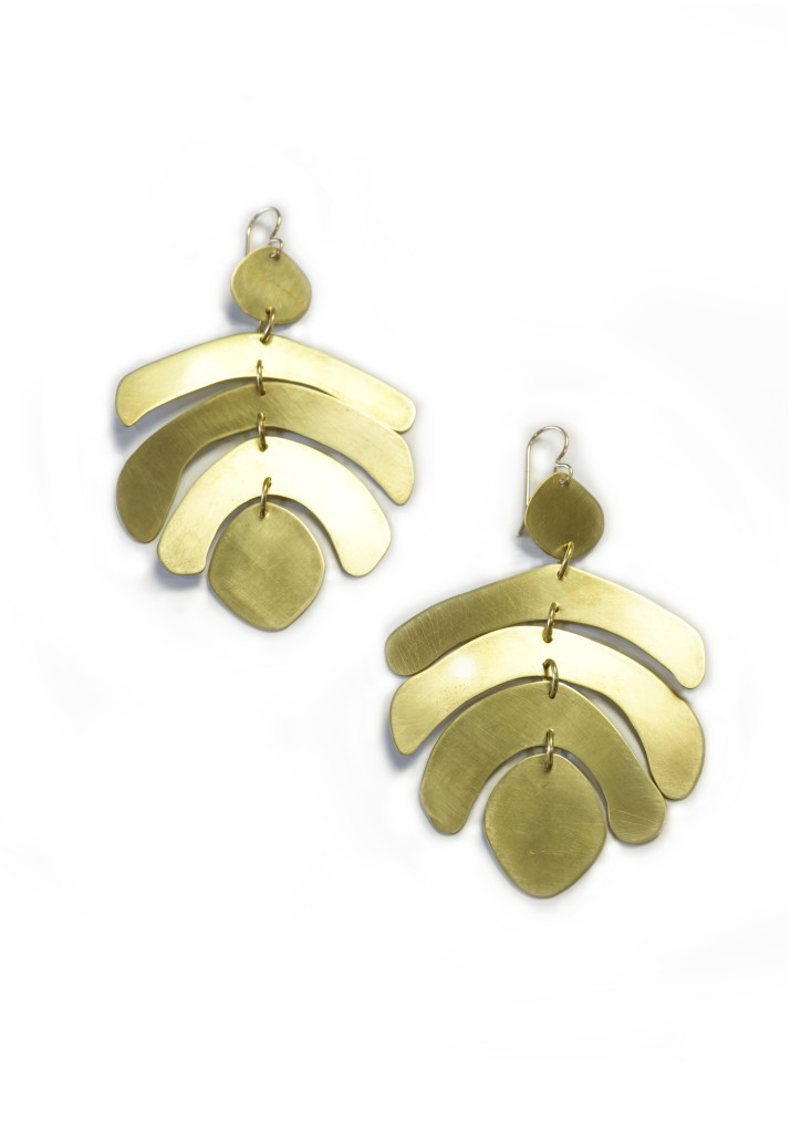 Mocal statement earrings by Megan Auman