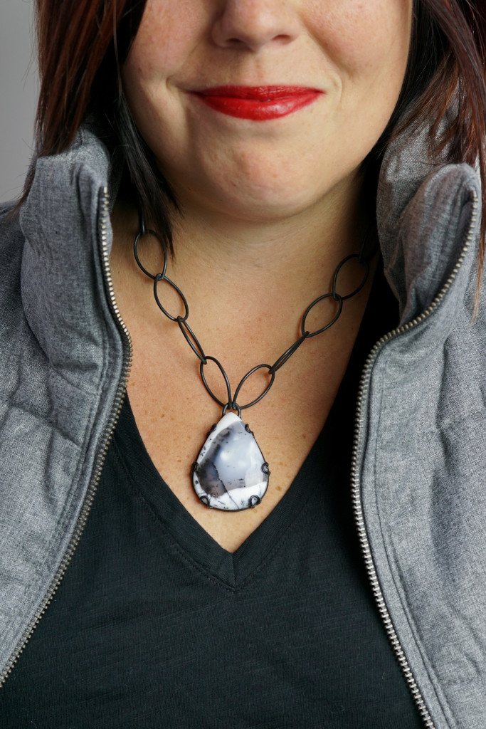 Contra necklace: best selling chunky gemstone necklace