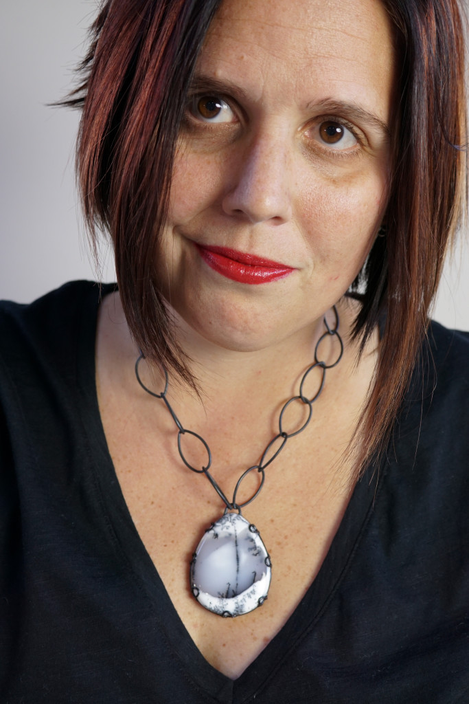 jewelry style blog: bold necklace portrait