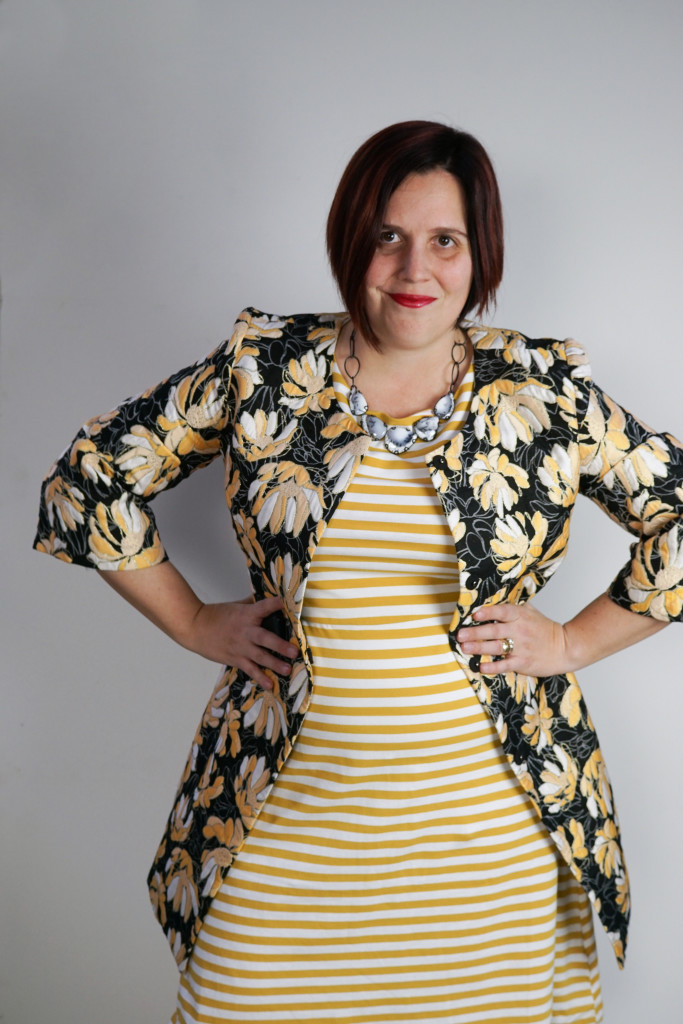 black and white floral midi dress, matine scalloped clutch… | Flickr