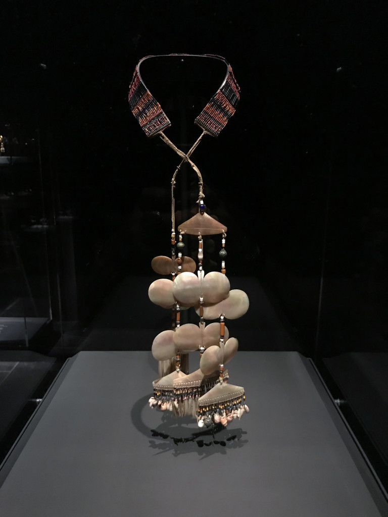 Jewelry: The Body Transformed exhibition at the Metropolitan Museum of Art:  shell necklace
