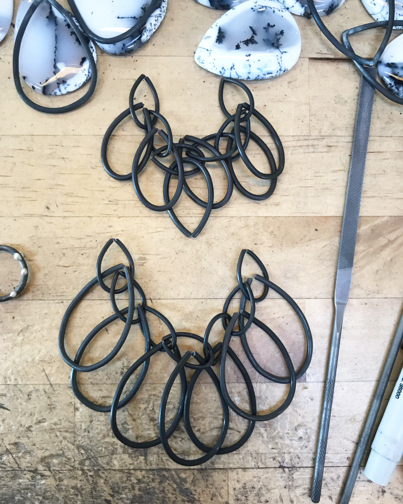 studio sneak peek: new necklaces in progress