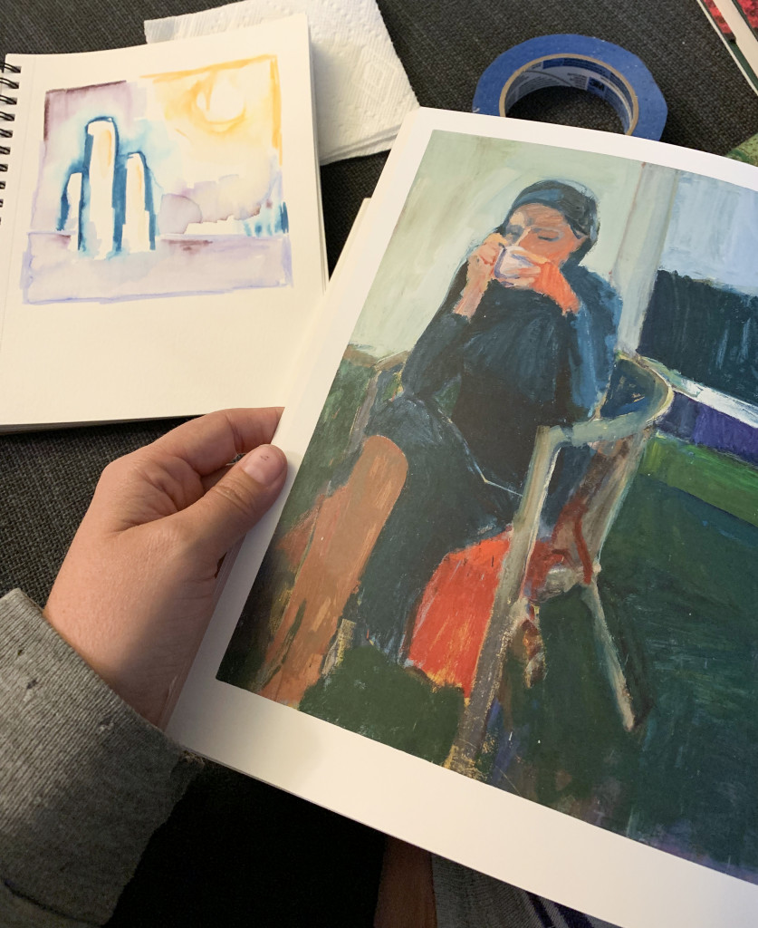 watercolor painting inspiration: Diebenkorn