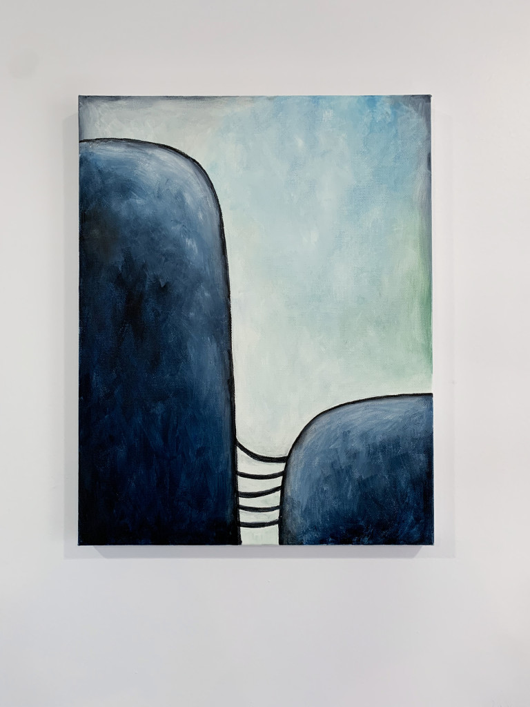 modern art original abstract on canvas by megan auman