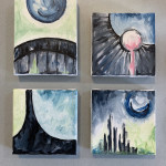 more tiny oil paintings