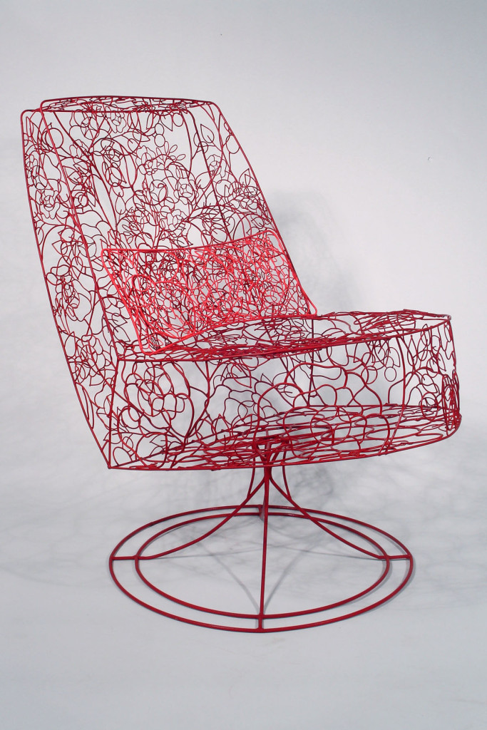 welded wire chair