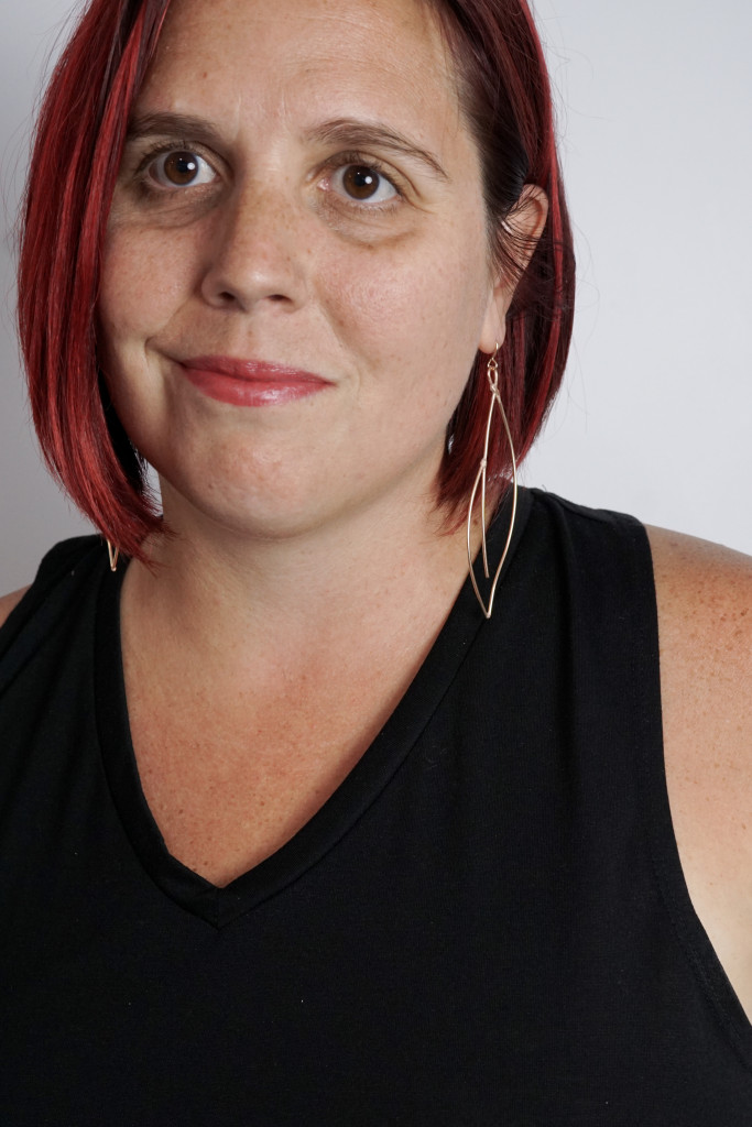 a no makeup selfie and statement earrings  #nomakeupselfie