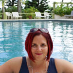 living the #poollife at Golden Rock Inn Nevis (and showing off my Embiller statement necklace)