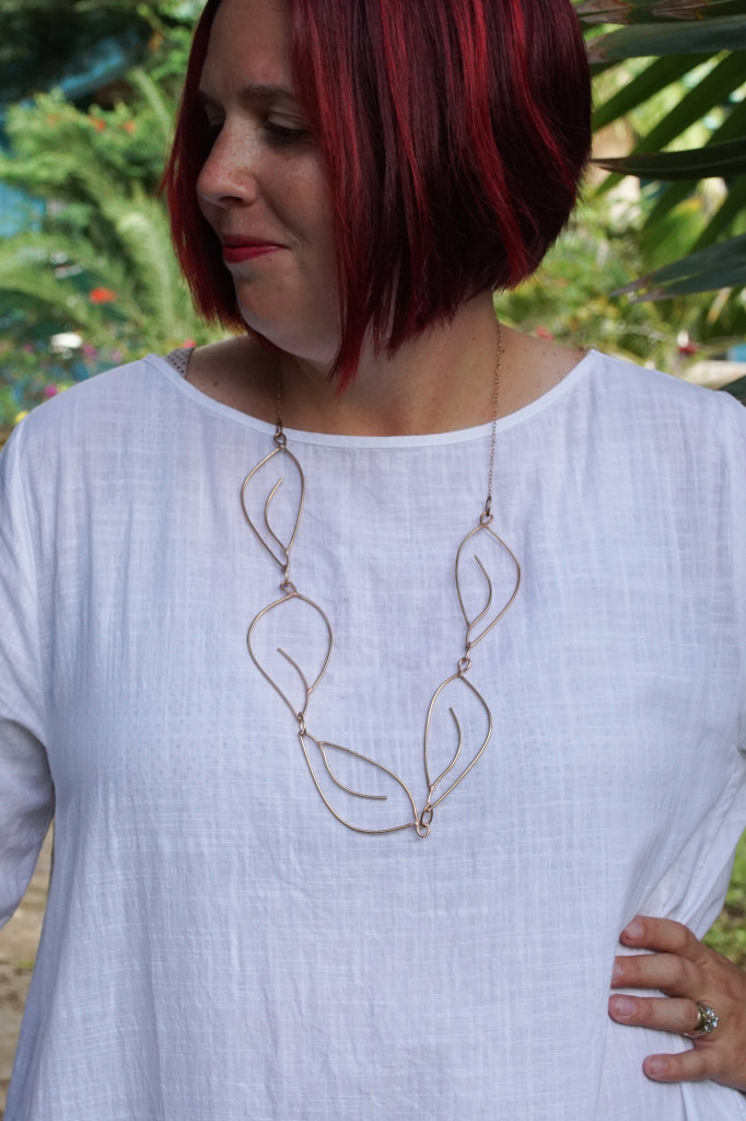 tropical vacation outfits - matisse inspired statement neckalce