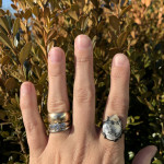 chasing the last traces of fall (and sharing my ring stack)
