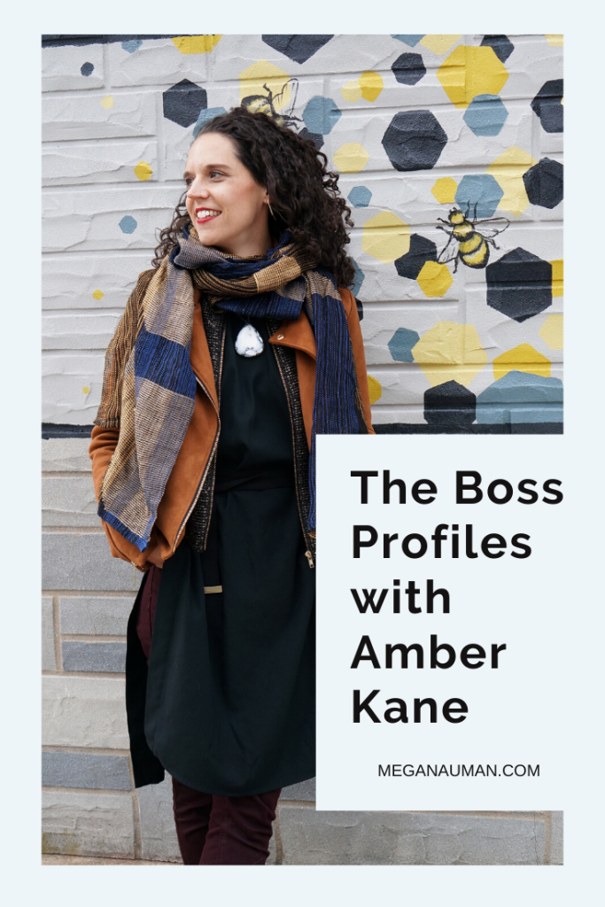 The Boss Profiles: a blog series featuring women entrepreneurs, artists, and creative business owners who make a statement in Megan Auman Jewelry.  This week's profile is Amber Kane, an art teacher turned entrepreneur who quit her teaching job in order to rekindle her love of teaching.