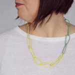 new colorful chain necklaces (and fun with GIFs)
