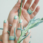 succulents and stacking rings