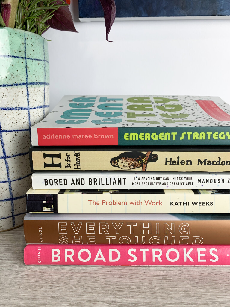 what I'm reading: non-fiction books on art, work, technology, nature, and activism
