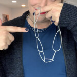 five ways to wear two Modular necklaces