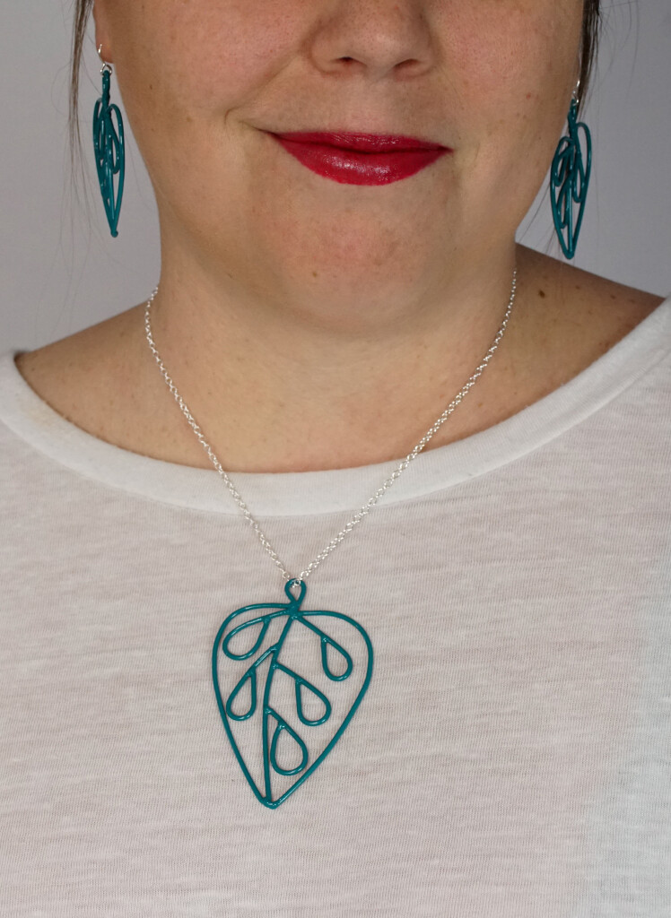 handcrafted jewelry inspired by monstera adansonii