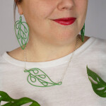 a new jewelry collection inspired by one of my favorite plants: monstera adansonii