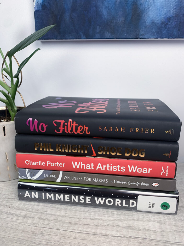 recent reads on business, art, wellness for makers, and animal senses