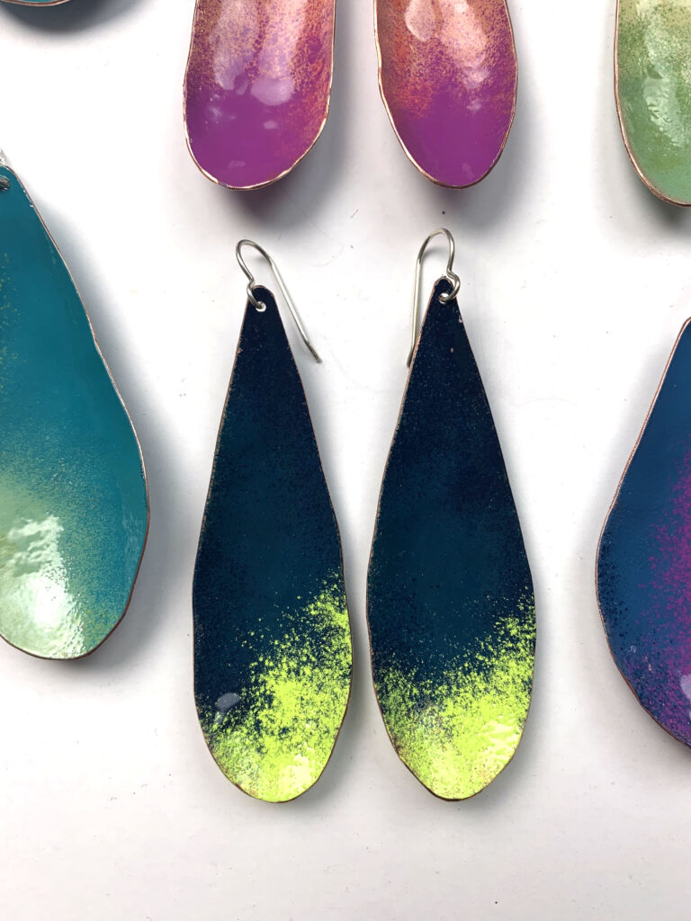 colorful powdercoated handcrafted jewelry